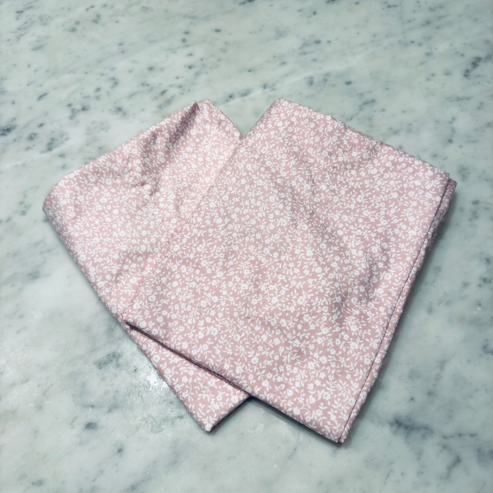Laura Ashley Pillowcases Set of 2 Pink Floral 100 Polyester Standard